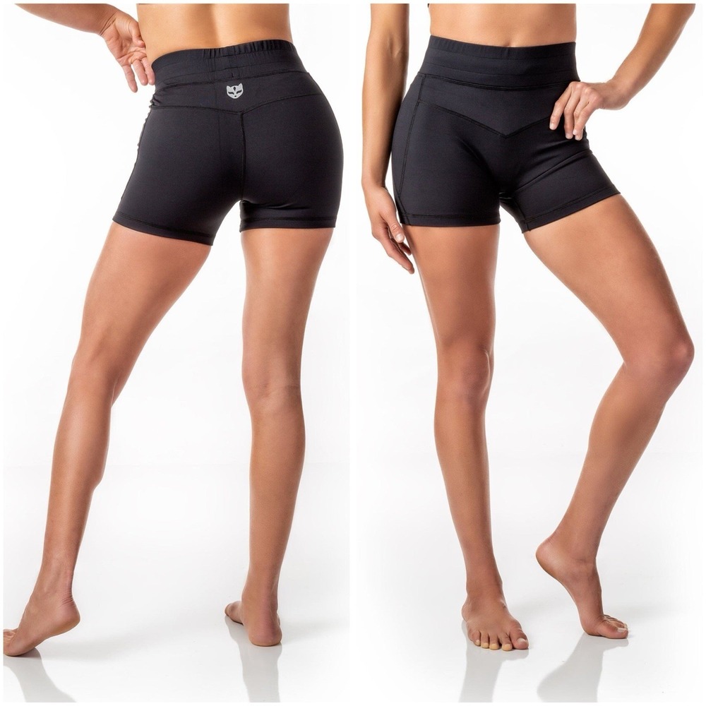NEW Gaidama Jiu Jitsu Compression Training Shorts Women's XL Black